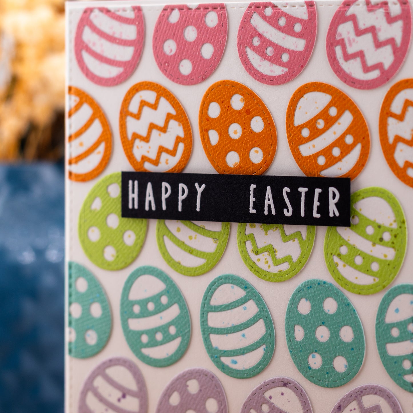Mini Easter Eggs - Handmade Greeting Card
