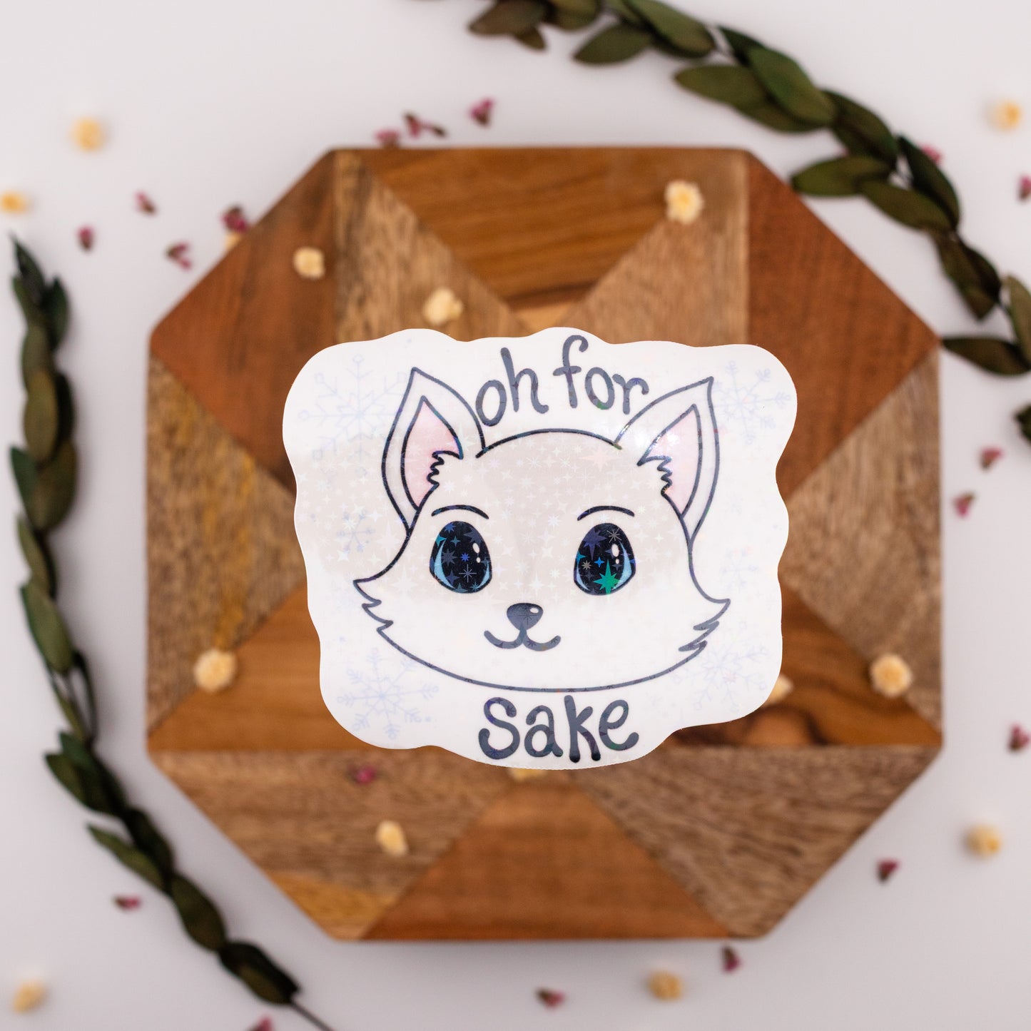 For Fox Sake - Vinyl Sticker