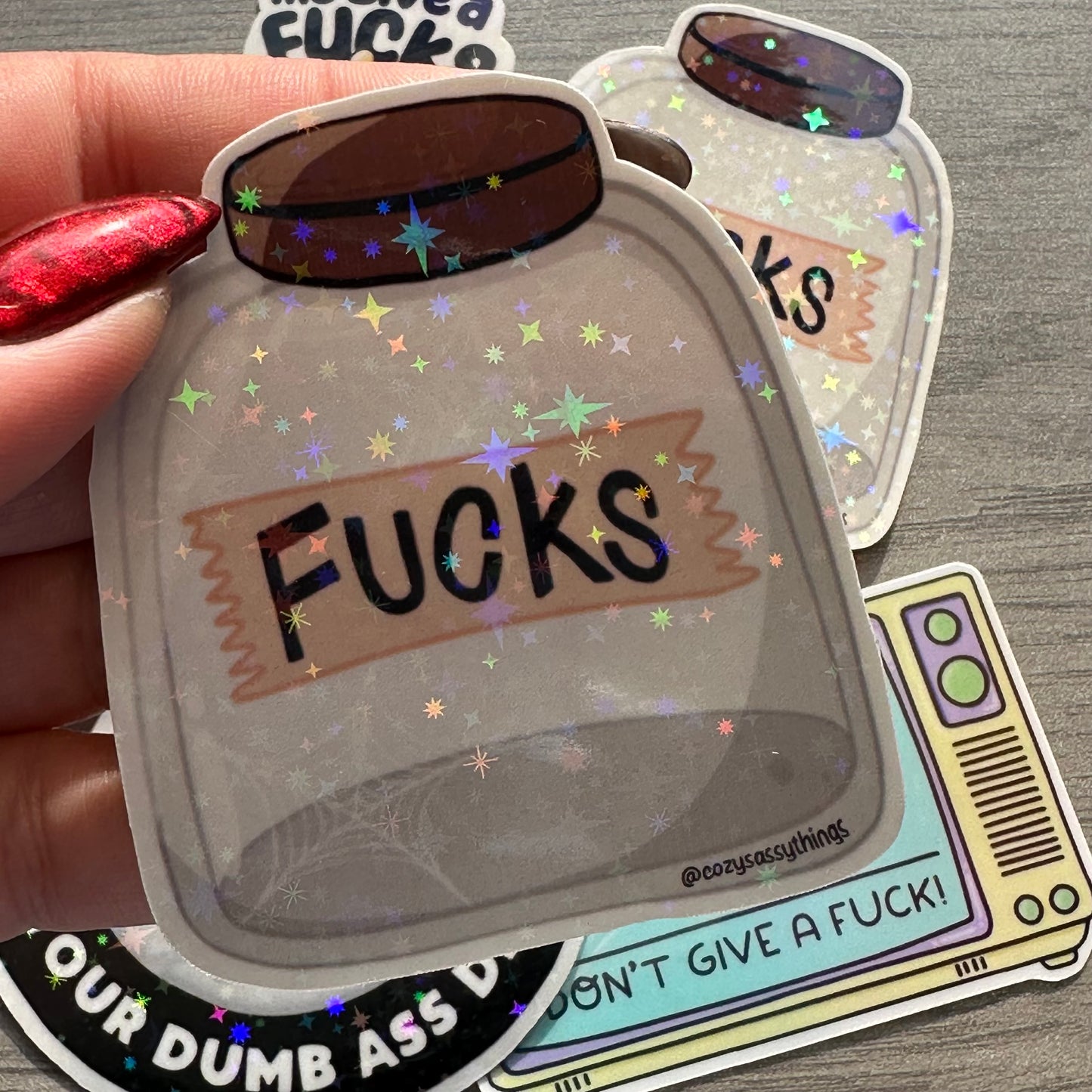 No Fucks Vinyl Sticker