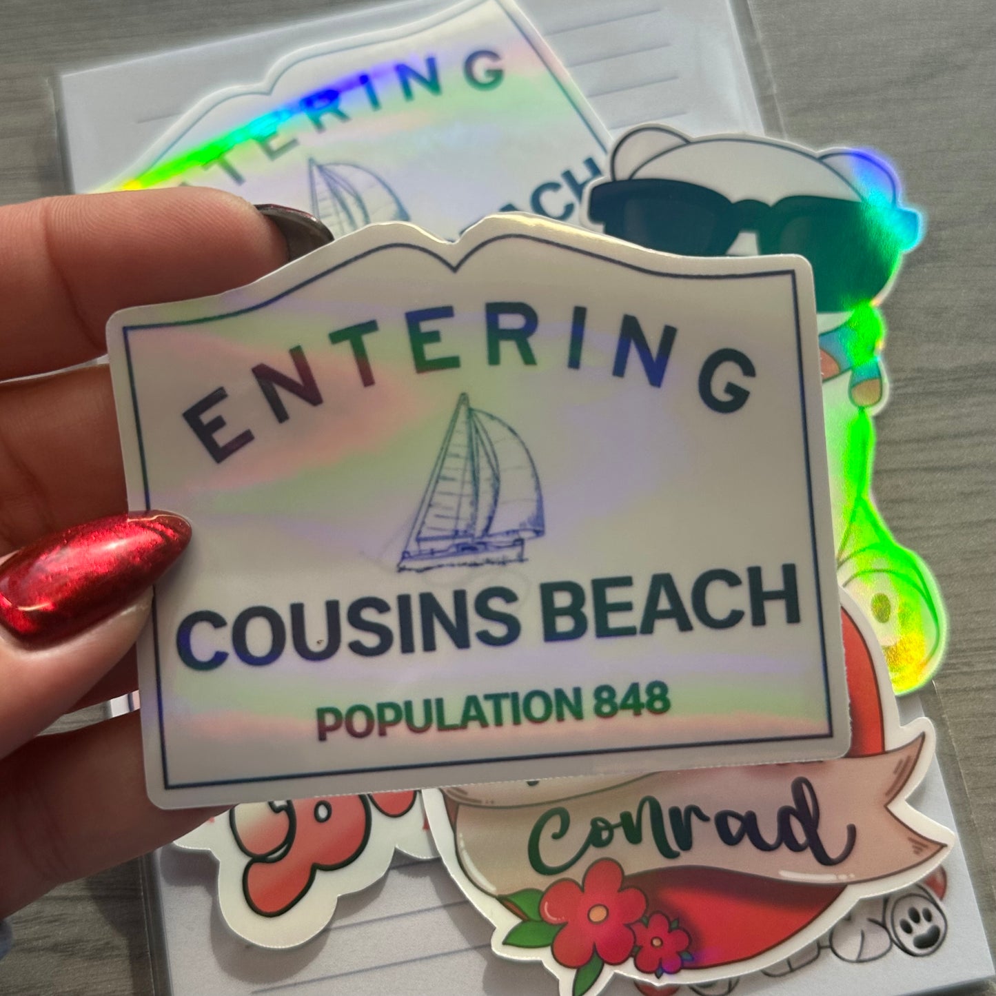 Entering Cousins TSITP Vinyl Sticker