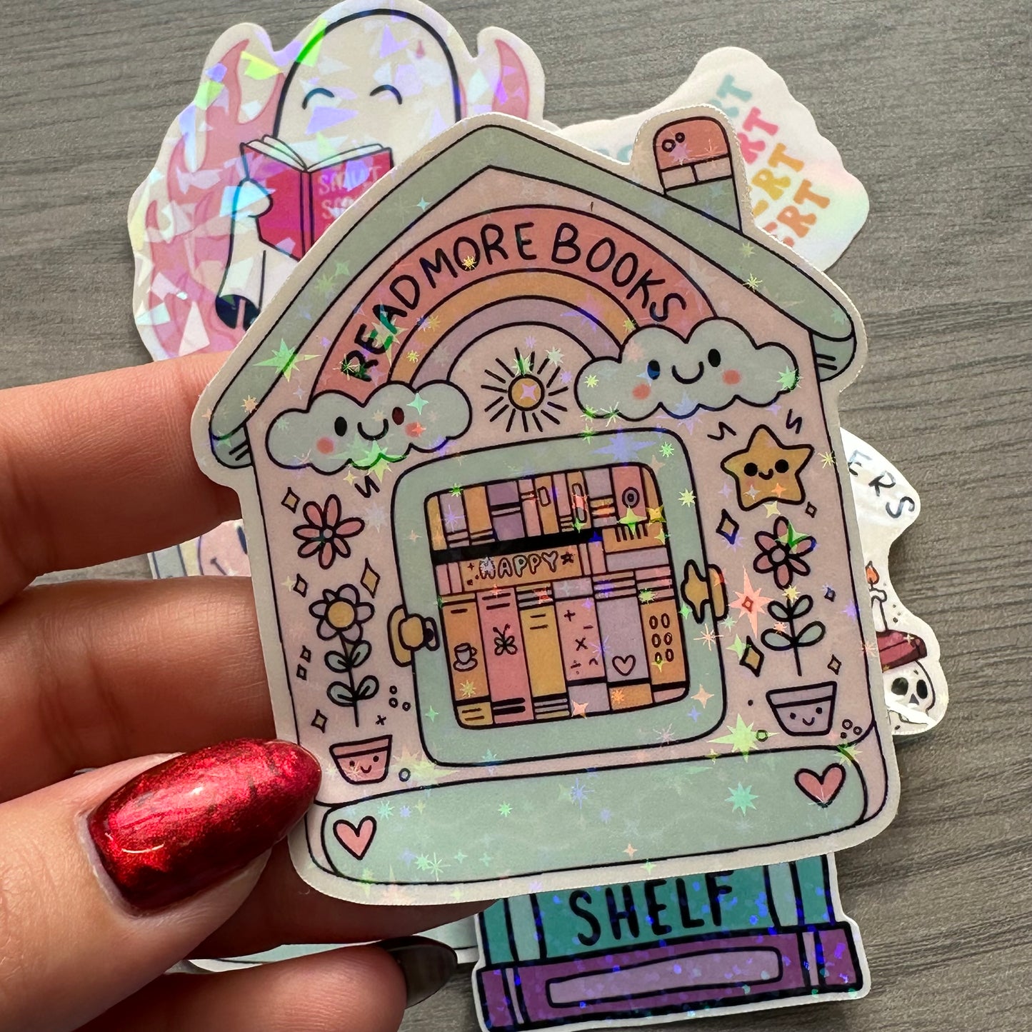 Read More Books Vinyl Sticker