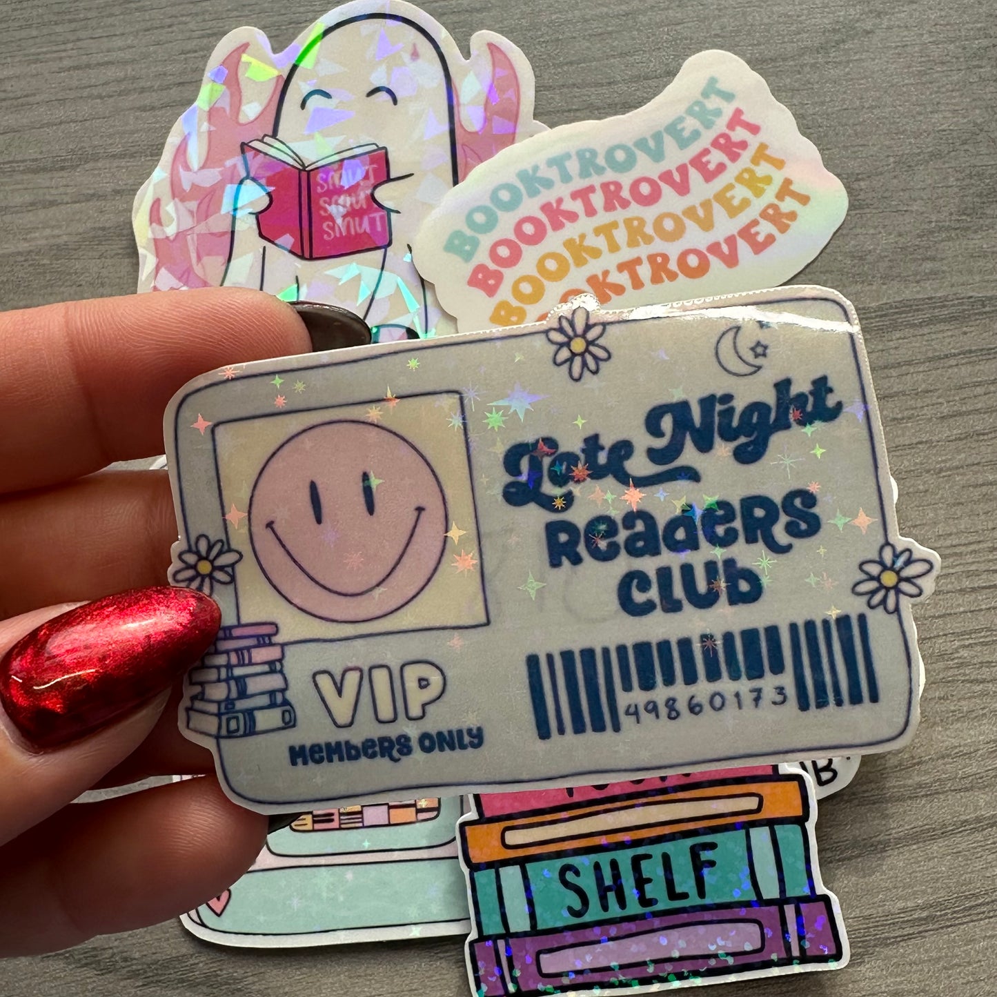 Late Night Readers Club Vinyl Sticker