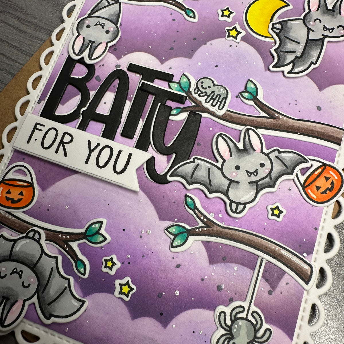 Batty for You – Handmade Greeting Card