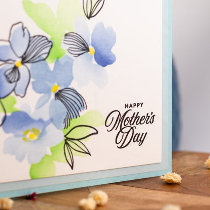 Floral Mother's Day - Handmade Greeting Card