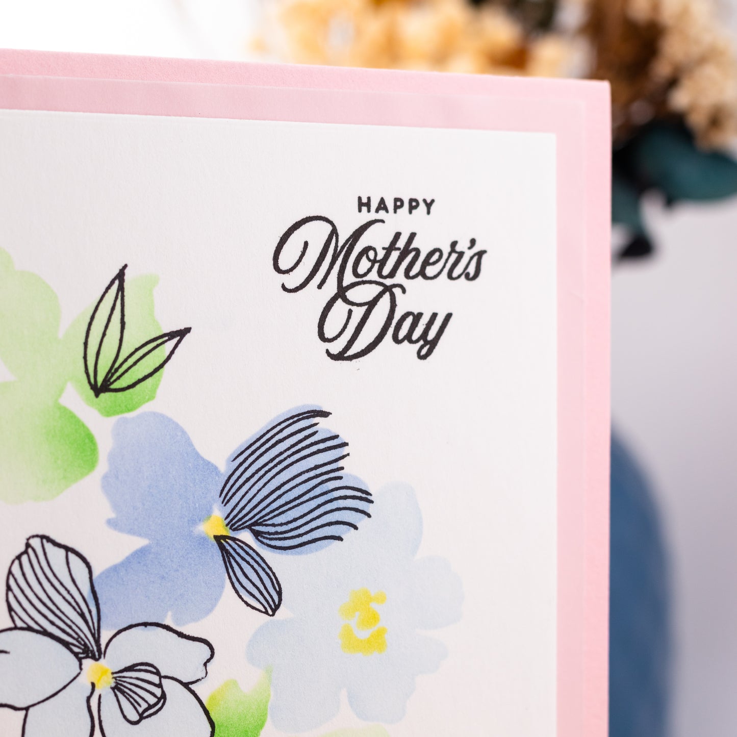 Floral Mother's Day - Handmade Greeting Card