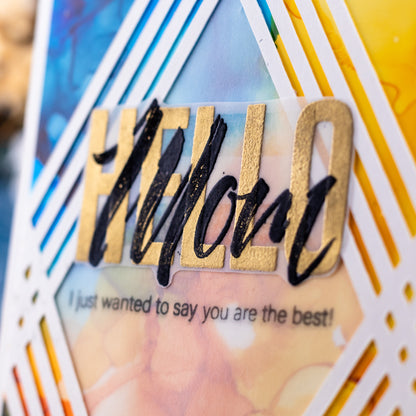 Hello, Mom - Handmade Greeting Card