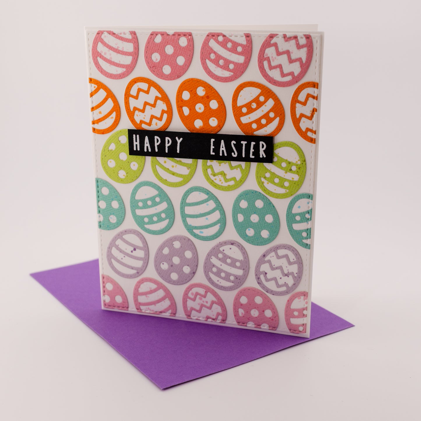Mini Easter Eggs - Handmade Greeting Card