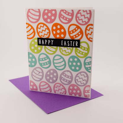 Mini Easter Eggs - Handmade Greeting Card