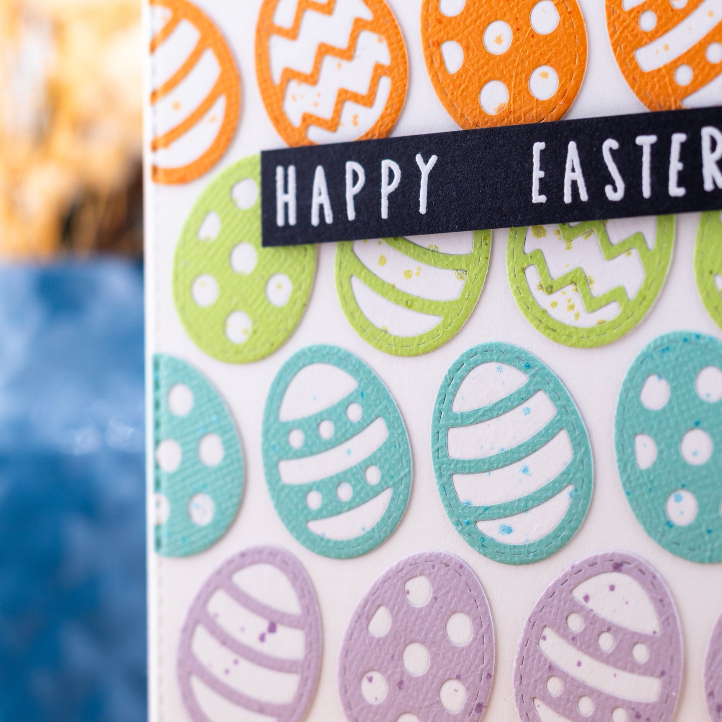 Mini Easter Eggs - Handmade Greeting Card