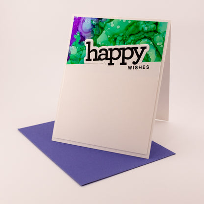 Happy Cut Out - Handmade Greeting Card