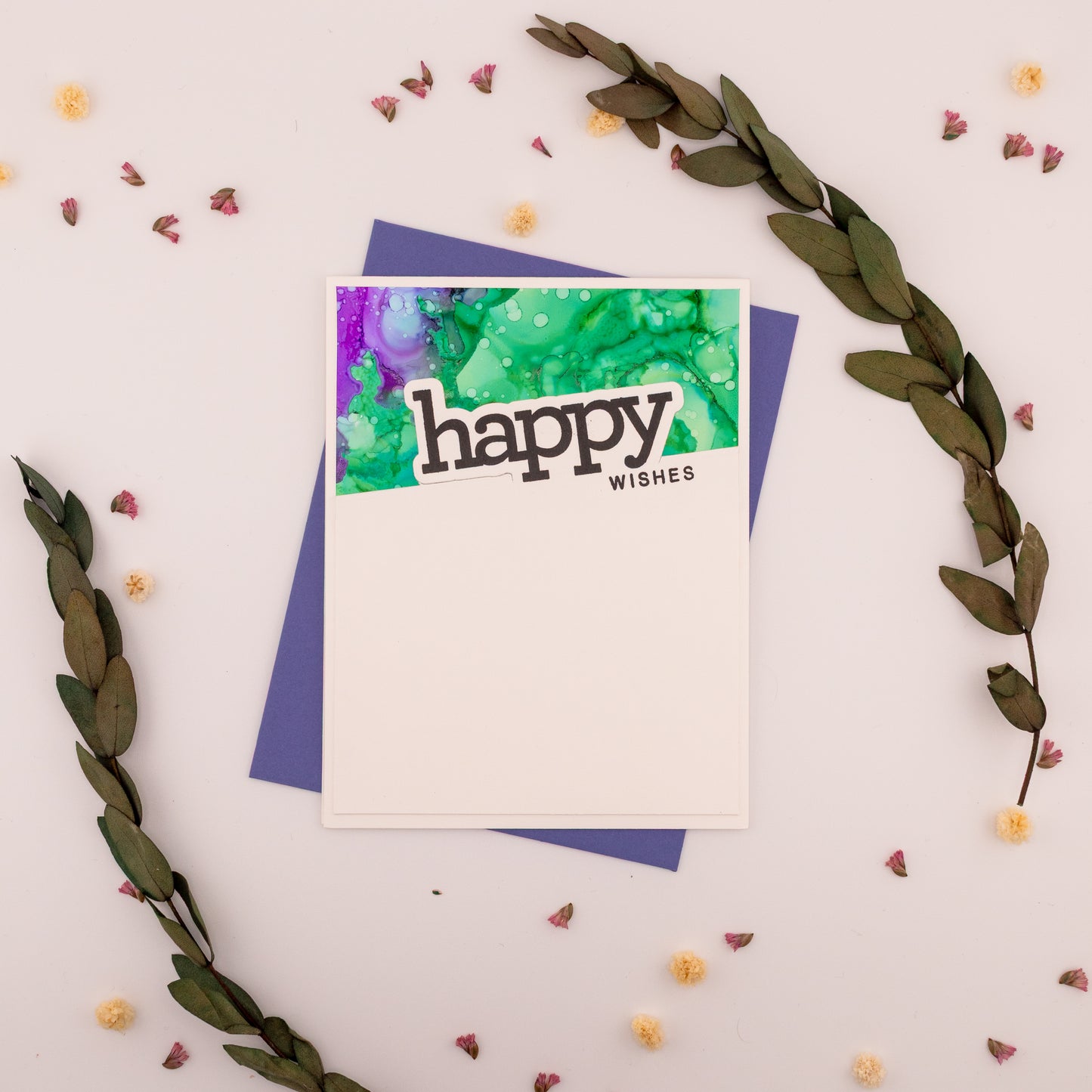 Happy Cut Out - Handmade Greeting Card