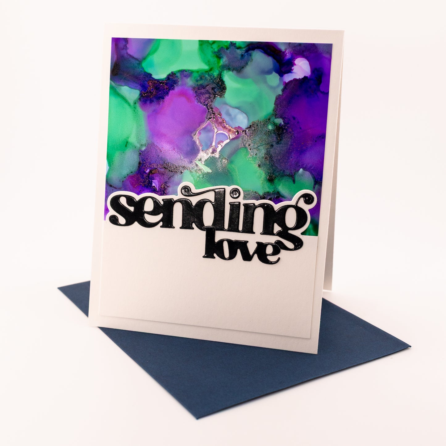 Sending Love - Handmade Greeting Card
