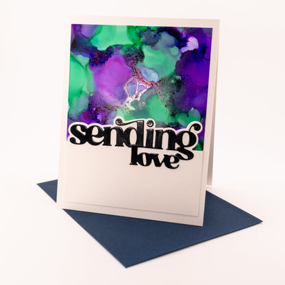 Sending Love - Handmade Greeting Card