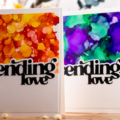 Sending Love - Handmade Greeting Card