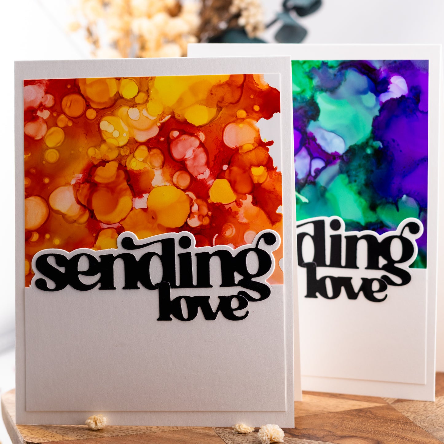 Sending Love - Handmade Greeting Card