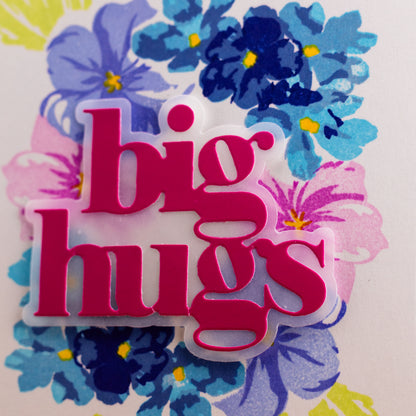 Flower Wheel - Handmade Greeting Card