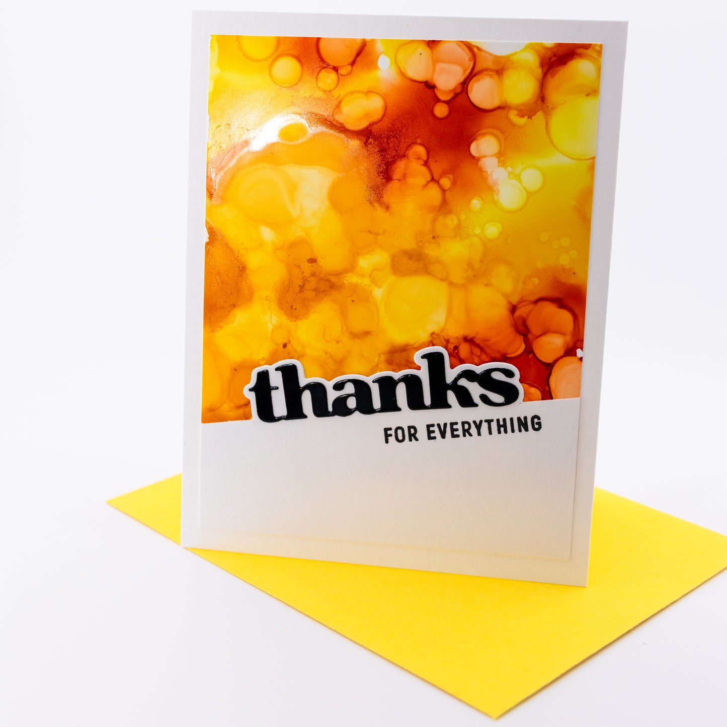 Thanks for Everything - Handmade Greeting Card