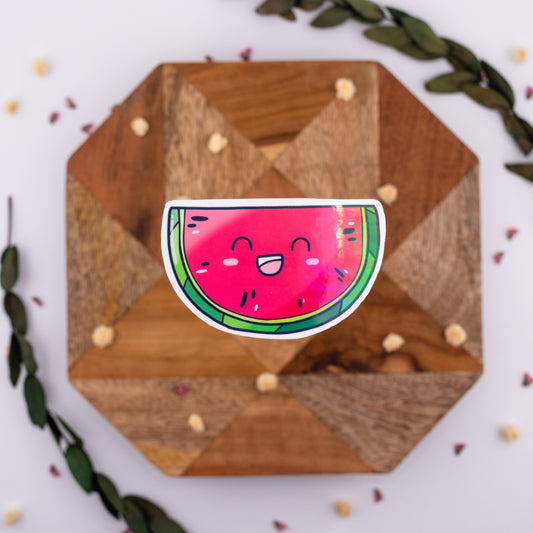 Watermelon Smiles Vinyl Sticker