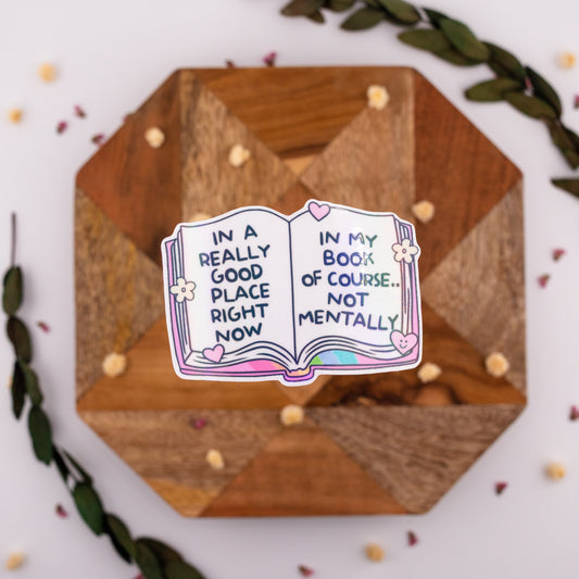 Good Place in a Book - Vinyl Sticker
