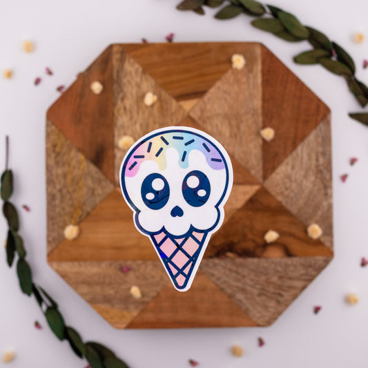 Skull Ice Cream - Vinyl Sticker