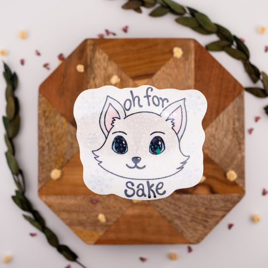 For Fox Sake - Vinyl Sticker