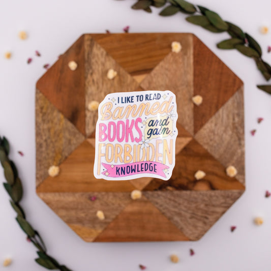 Read Banned Books - Vinyl Sticker