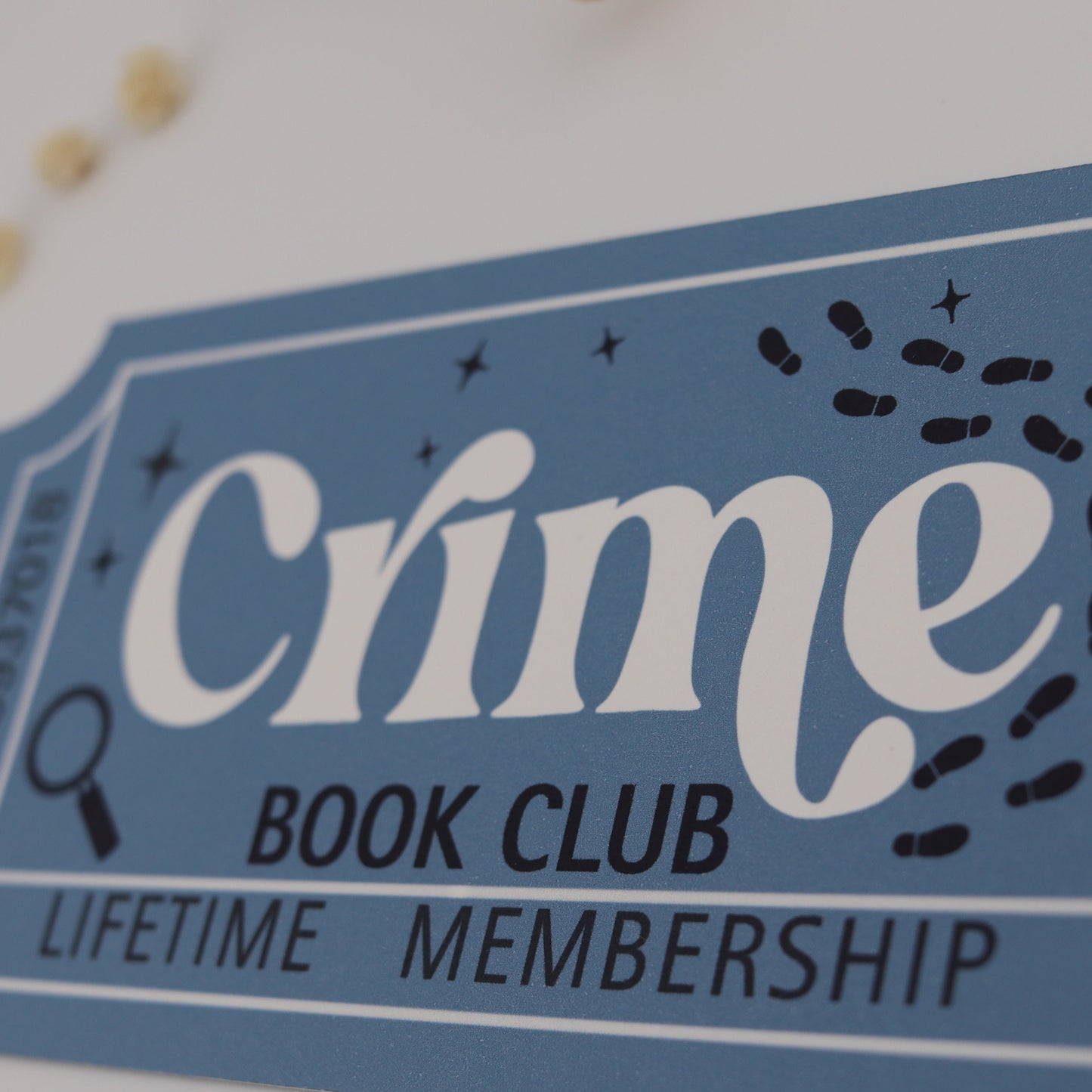 Ticket Stub Book Club Reading Log Bookmark