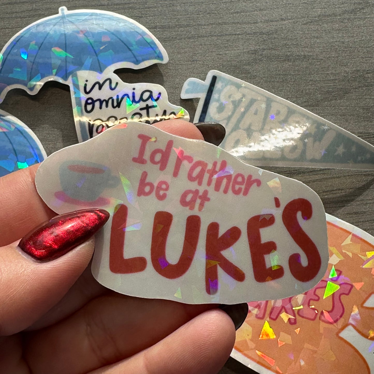 I'd Rather be at Luke's Vinyl Sticker