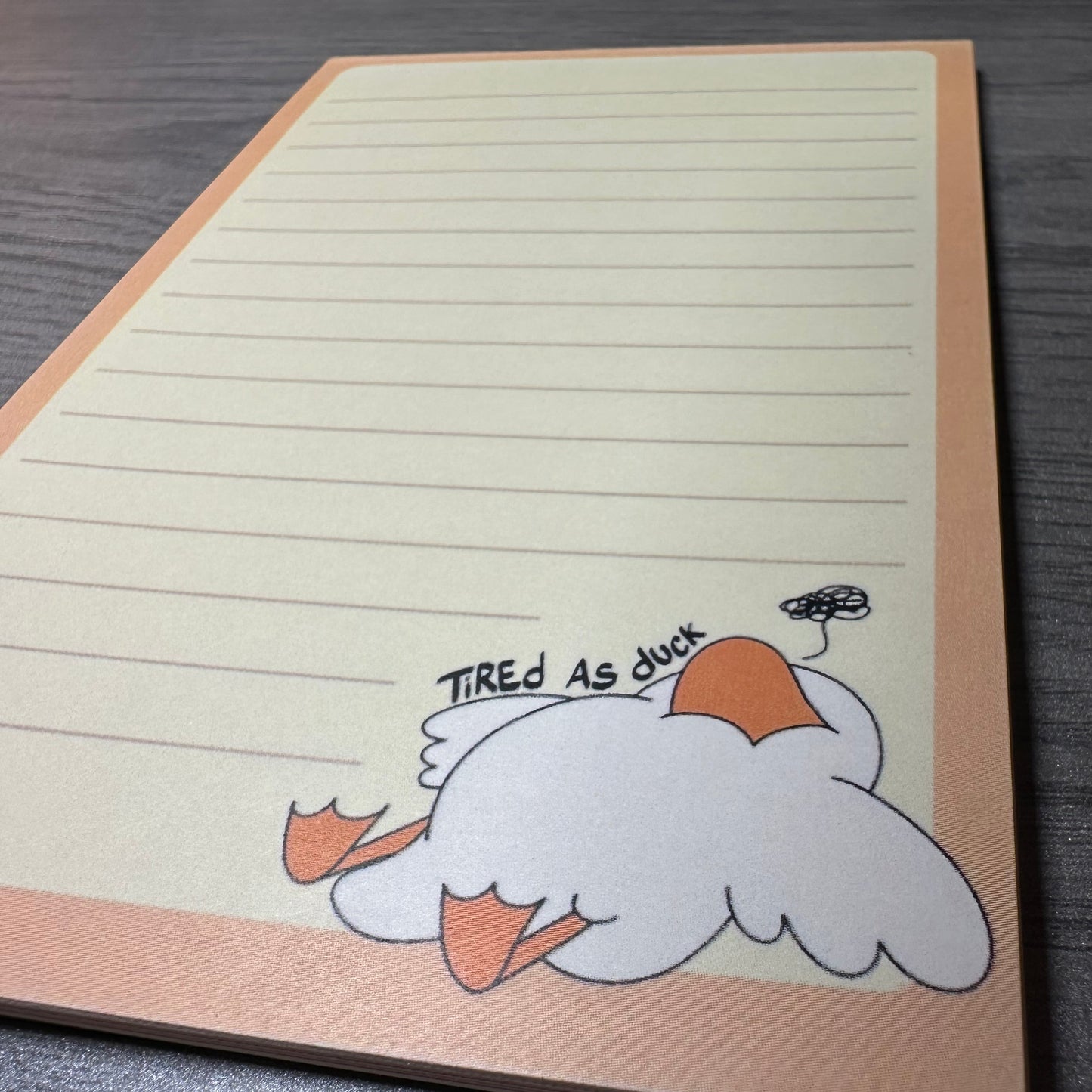 Tired as Duck Notepad
