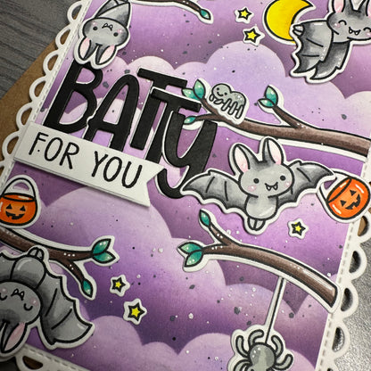 Batty for You – Handmade Greeting Card