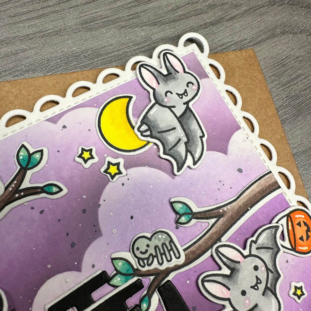 Batty for You – Handmade Greeting Card