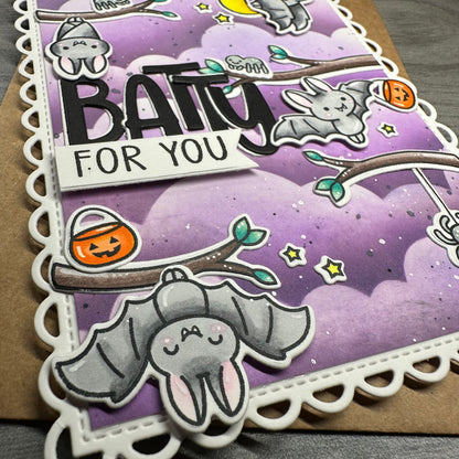 Batty for You – Handmade Greeting Card